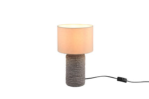 Lampada tavolo da Interno  E27 in Ceramica Marrone