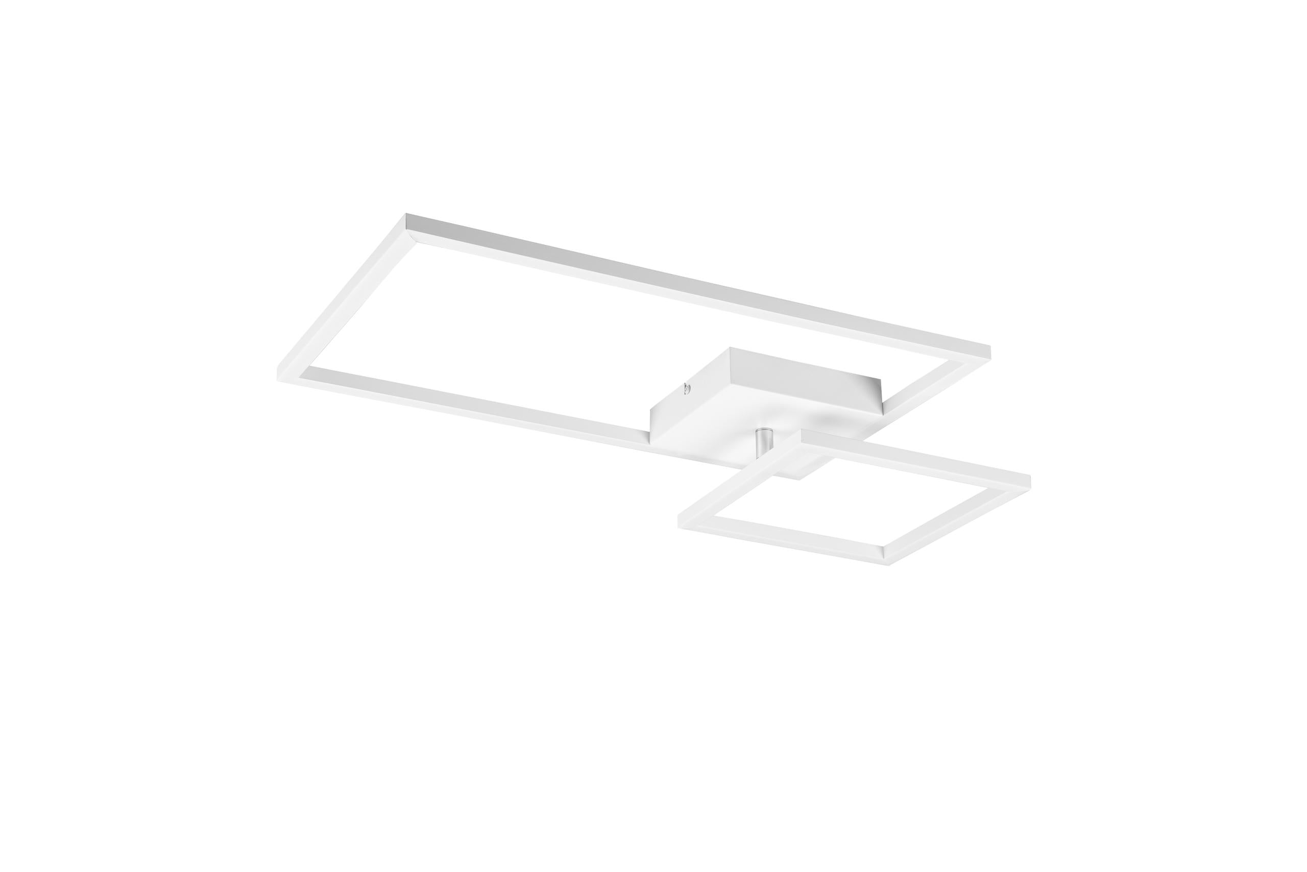 Plafoniera da Interno a LED in Metallo Bianco Opaco