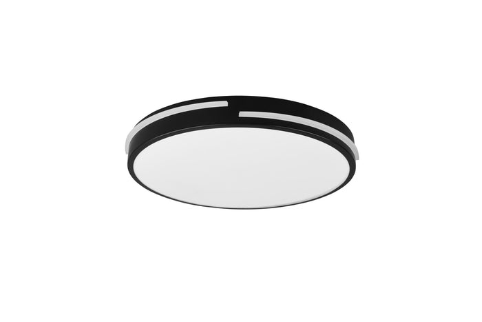 Plafoniera da Interno a LED in Metallo Nero Opaco