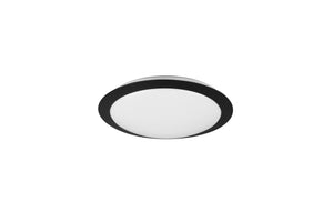 Plafoniera da Interno a LED in Plastica Nero Opaco