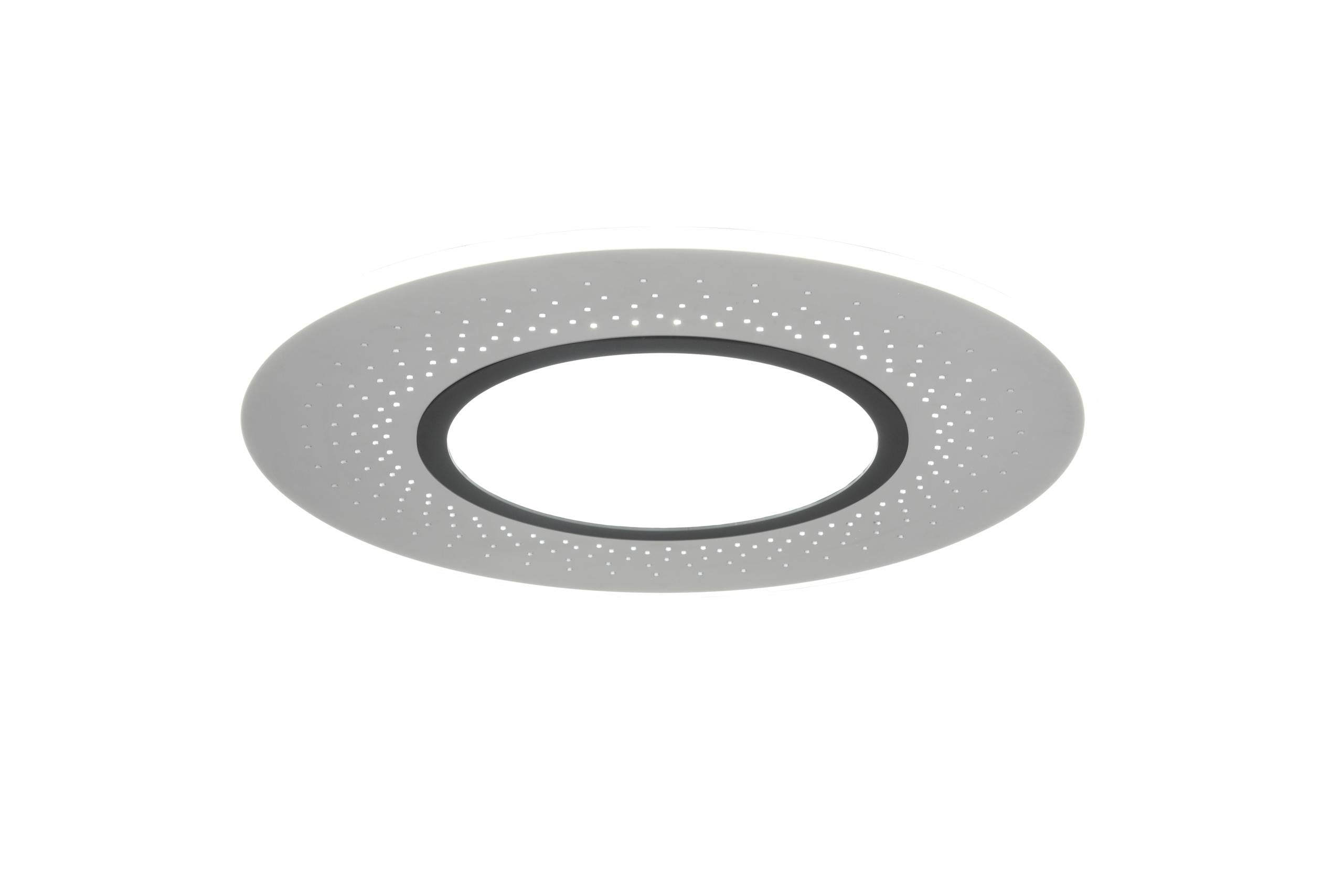 Plafoniera da Interno a LED in Metallo Nickel Opaco