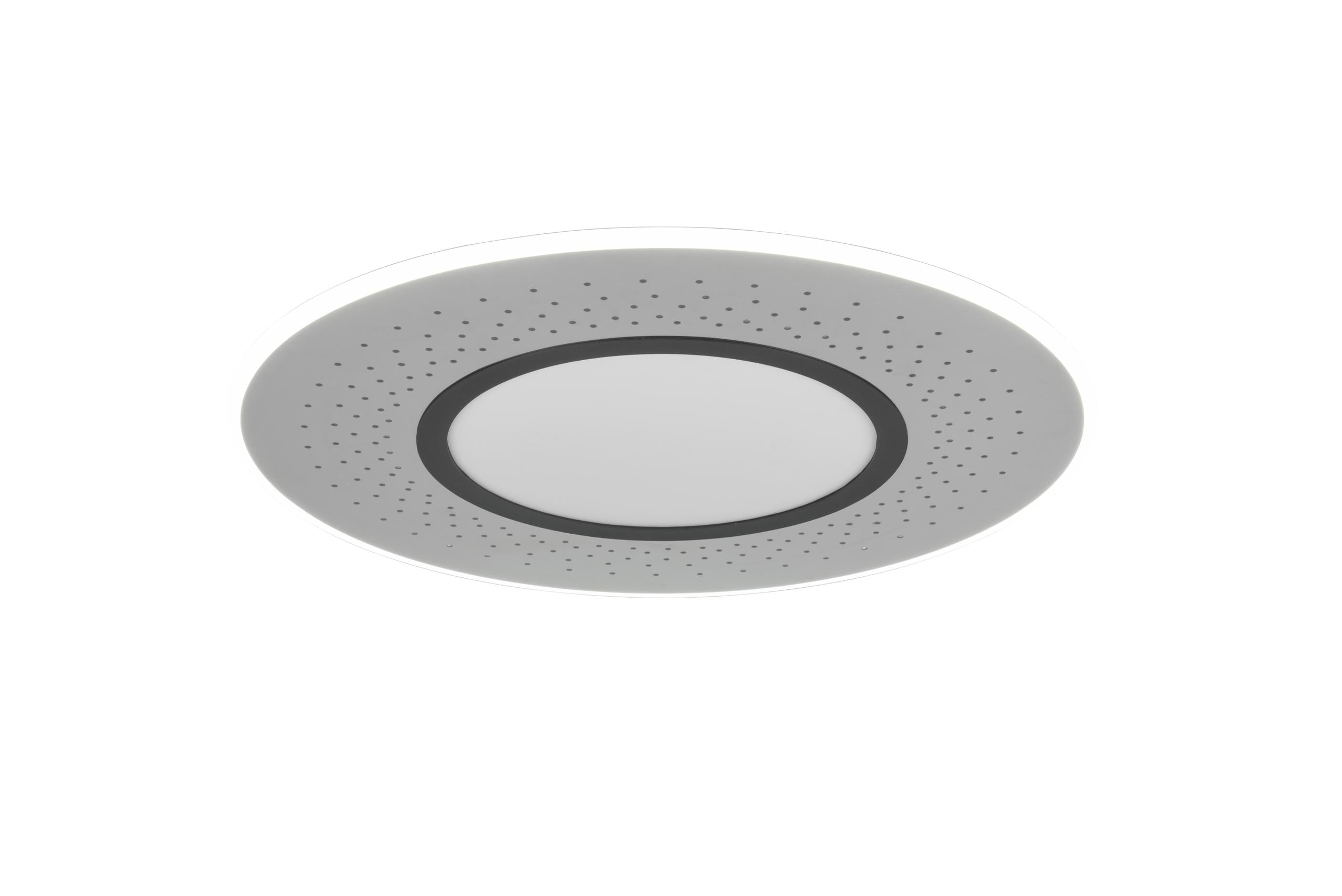 Plafoniera da Interno a LED in Metallo Nickel Opaco