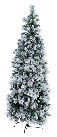 Albero di Natale Artificiale Innevato 240 cm 1043 Rami Verde