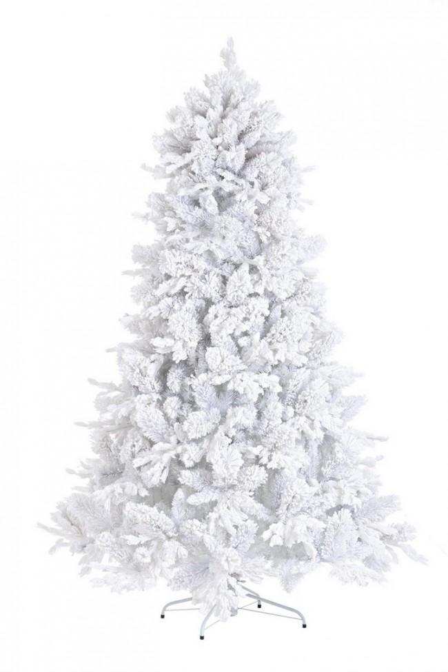 Albero di Natale Artificiale 210 cm 1936 Rami Bianco