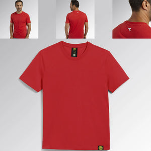 T-shirt MC Atony Organic Rosso vero 702.176913_45045 Maglia manica corta Diadora Utility XL