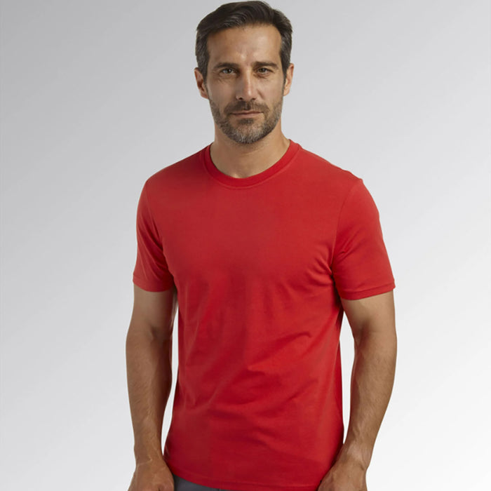 T-shirt MC Atony Organic Rosso vero 702.176913_45045 Maglia manica corta Diadora Utility XL