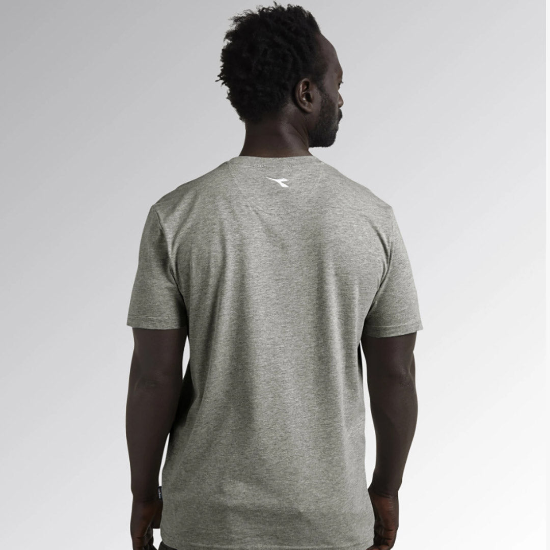 T- Shirt MC Atony Organic Grigio Melange medio chiaro 702.176913_C5493 Diadora Utility M