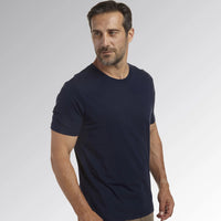 T-shirt MC Atony Organic Blu classico 702.176913_60062 Maglia manica corta Diadora Utility L