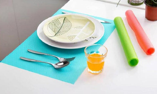 Set 3 Tappetini 20x45 cm per Frigorifero Anti Muffa e Cattivi Odori