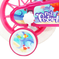 Bicicletta per Bambina 12” 1 Freno Gomme in EVA Sea Life Azzurro e Rosa