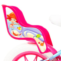 Bicicletta per Bambina 12” 1 Freno Gomme in EVA Sea Life Azzurro e Rosa