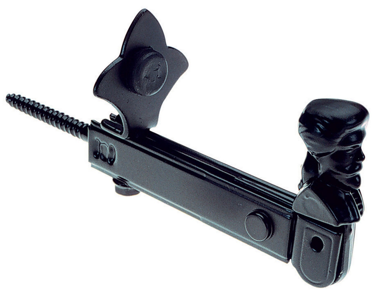 40pz fermaimposte nero registrabile mm 25/60 fissaggio con vite cod:ferx.2228
