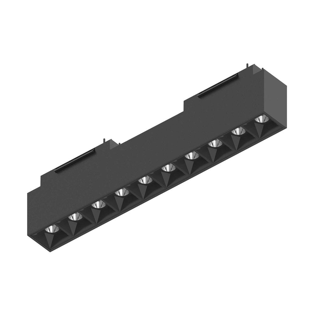 Sistema Binario Arca Accent Alluminio Nero Led 15W 3000K Luce Calda