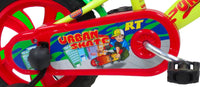 Bicicletta per Bambino 12” 1 Freno Gomme in EVA Urban Skate Gialla