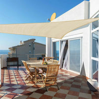 VELA TENDA DA SOLE TRIANGOLARE 5X5X5 Bianco