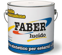 Smalto 'Faber' 2,5Lt Arancio Puro 2004   Rapida Essiccazione Lucido