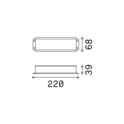 Driver On-Off Park Materie Plastiche 100W 24Vdc