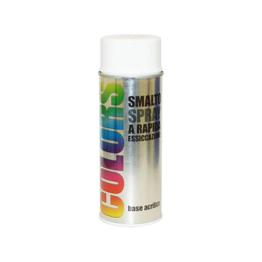 Spray Colors 400Ml Vernice Antigraffio Di Facile Applicazione E Rapida Essiccazione Colore Bianco Puro Lucido-Duplicolor