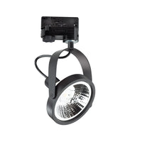 Lampada Binario Moderna Glim Metallo Nero 1 Luce 10W Gu10 3000K Luce Calda