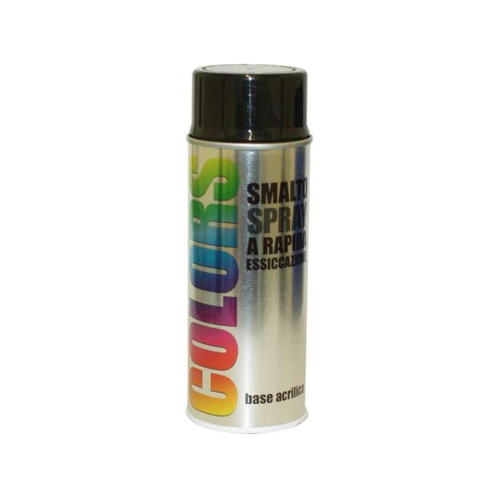 Spray Colors 400Ml Vernice Antigraffio Di Facile Applicazione E Rapida Essiccazione Colore Nero Profondo Lucido-Duplicolor