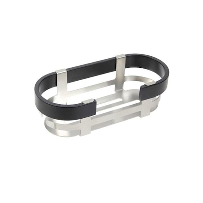 Cestino contenitore da incollo linea 'Materia' in alluminio anodizzato ed acciaio inox - cm 27,5x12x8h - Koh-i-Noor - Nero