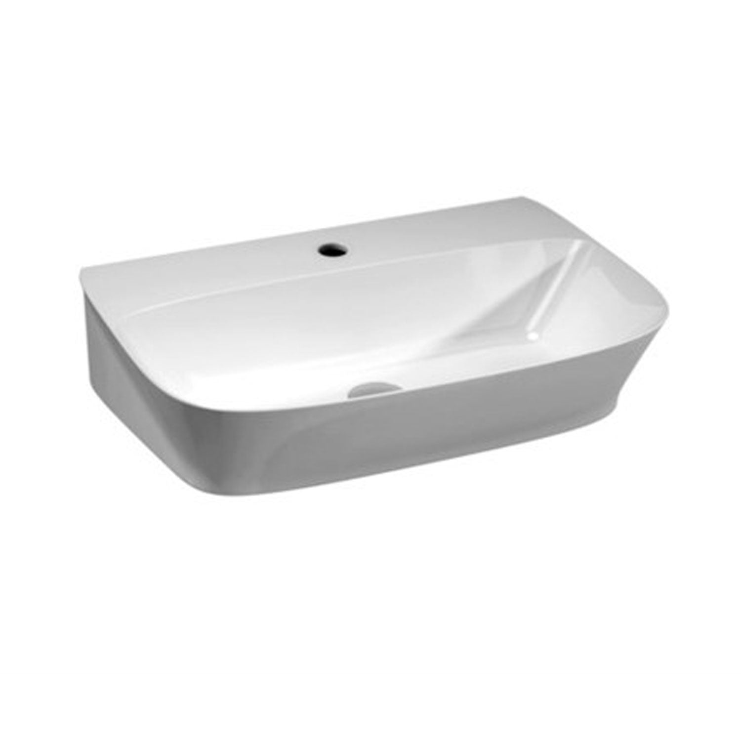 Lavabo sospeso o da appoggio cm 75 Ceramica Azzurra Prua