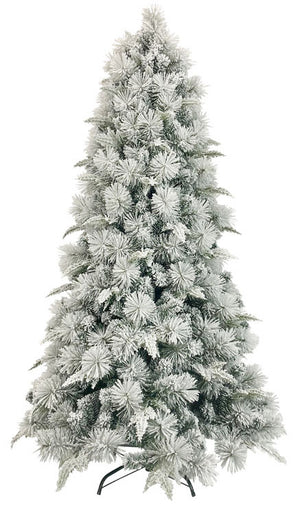 Albero di Natale Artificiale Innevato 240 cm 81 Rami  Foresta Premium Verde