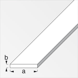 PROFILO BIANCO H.200 PIATTO 15X2  PZ 5,0