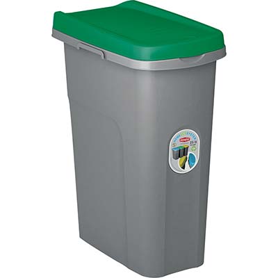 Pattumiera immondizia eco system stefanplast verde lt 25 cm 39x24 h.cm 51 Stefanplast 