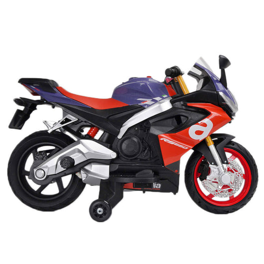 Moto Elettrica per Bambini 12V con Licenza Aprilia RS660 Viola