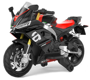 Moto Elettrica per Bambini 12V con Licenza Aprilia RS660 Nera