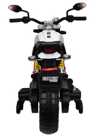 Moto Elettrica per Bambini 12V Ducati Scrambler Desert Bianca