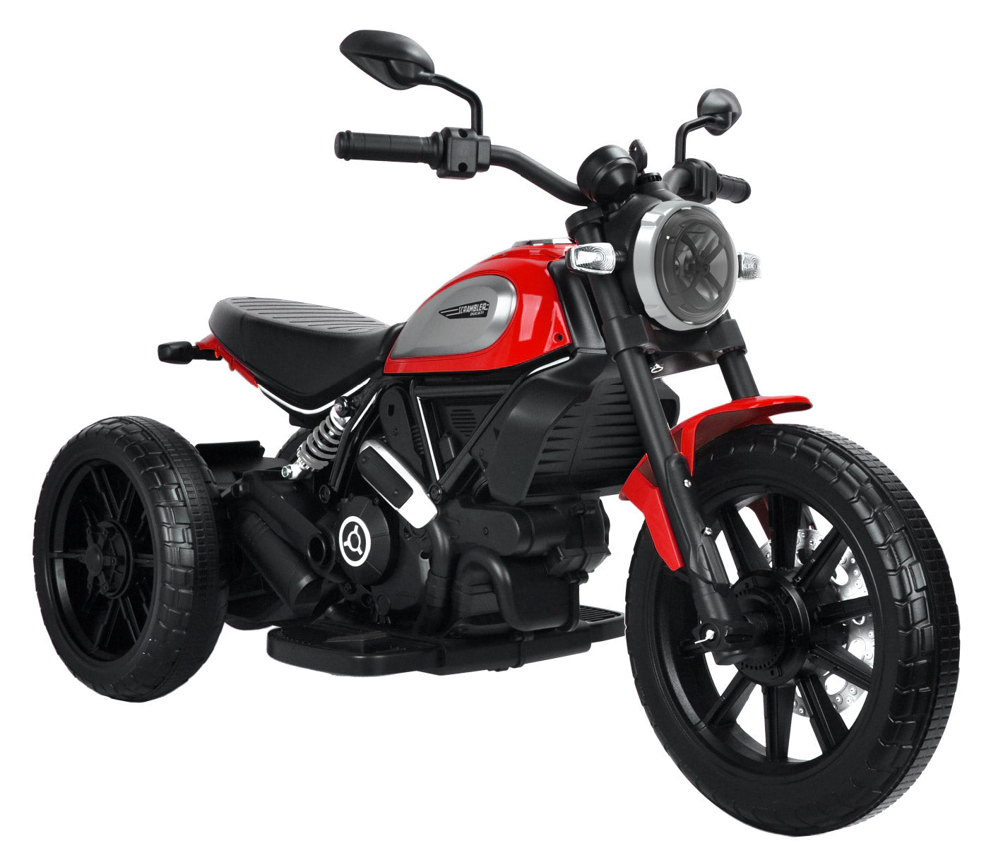 Moto Elettrica per Bambini 12V Ducati Scrambler Icon Rossa