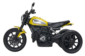 Moto Elettrica per Bambini 12V Ducati Scrambler Icon Gialla