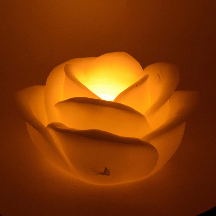 Candela led rosa bianco fontana cm Ø32xh20