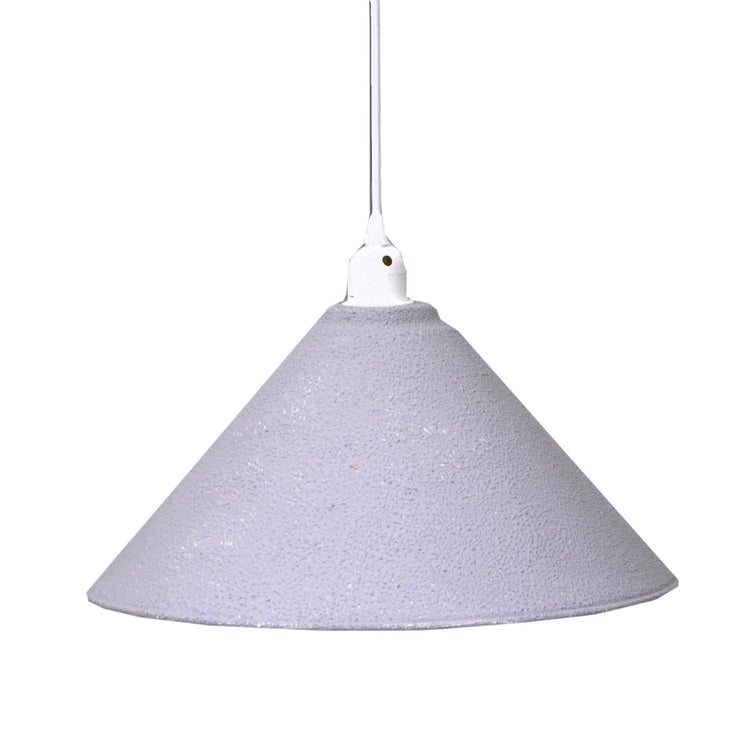 Lampadario in metallo vintage bianco/grigio con attacco cm Ø38,5xh26