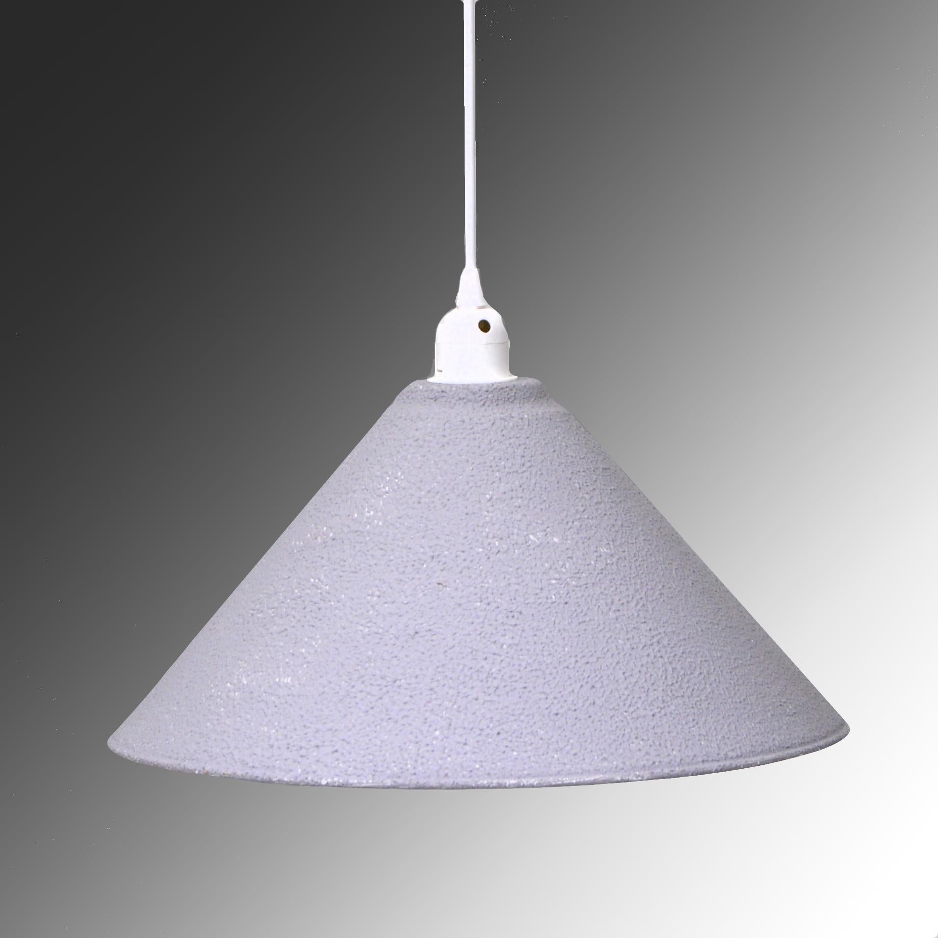 Lampadario in metallo vintage bianco/grigio con attacco cm Ø38,5xh26