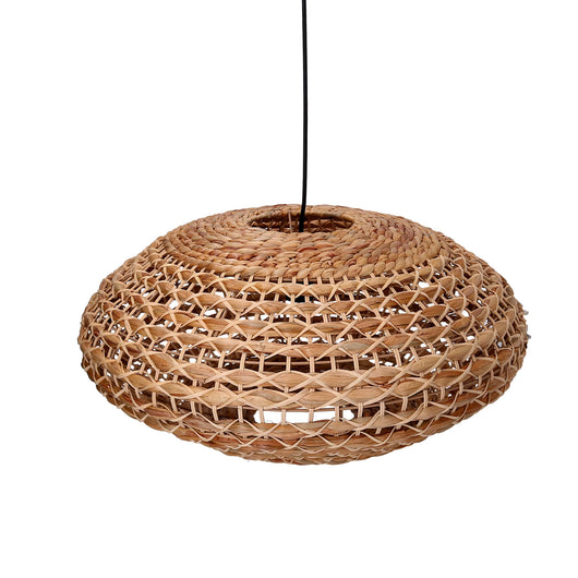 Lampadario in rattan naturale con attacco cm Ø60xh29,5