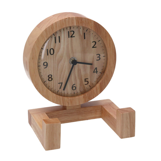 Orologio in legno naturale cm 11,5x15x20