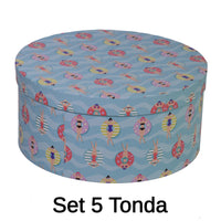 Set 5 Scatole cartone piscina tondo