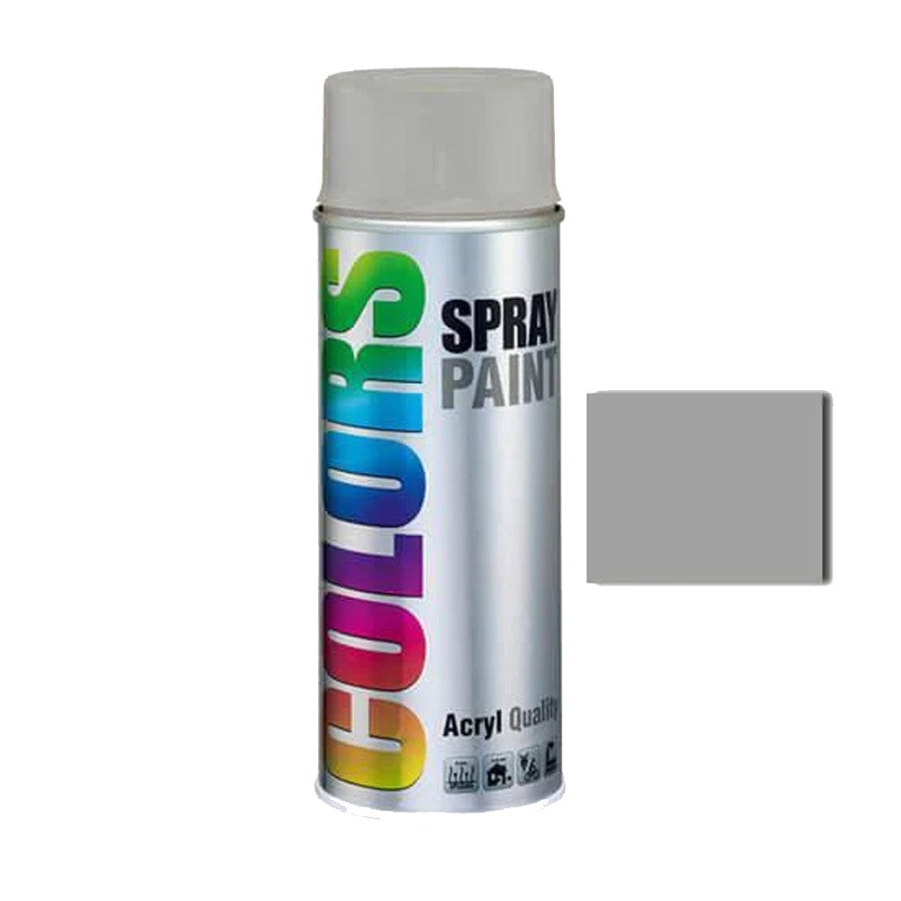 Spray Colors 400Ml Vernice Antigraffio Di Facile Applicazione E Rapida Essiccazione Colore Alluminio Chiaro-Duplicolor