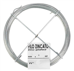 30pz filo cotto zincato n. 8 mm 1,3 lunghezza 14 mt 23271