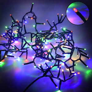 Luci di Natale filo 700 Led multicolor con controller 38m