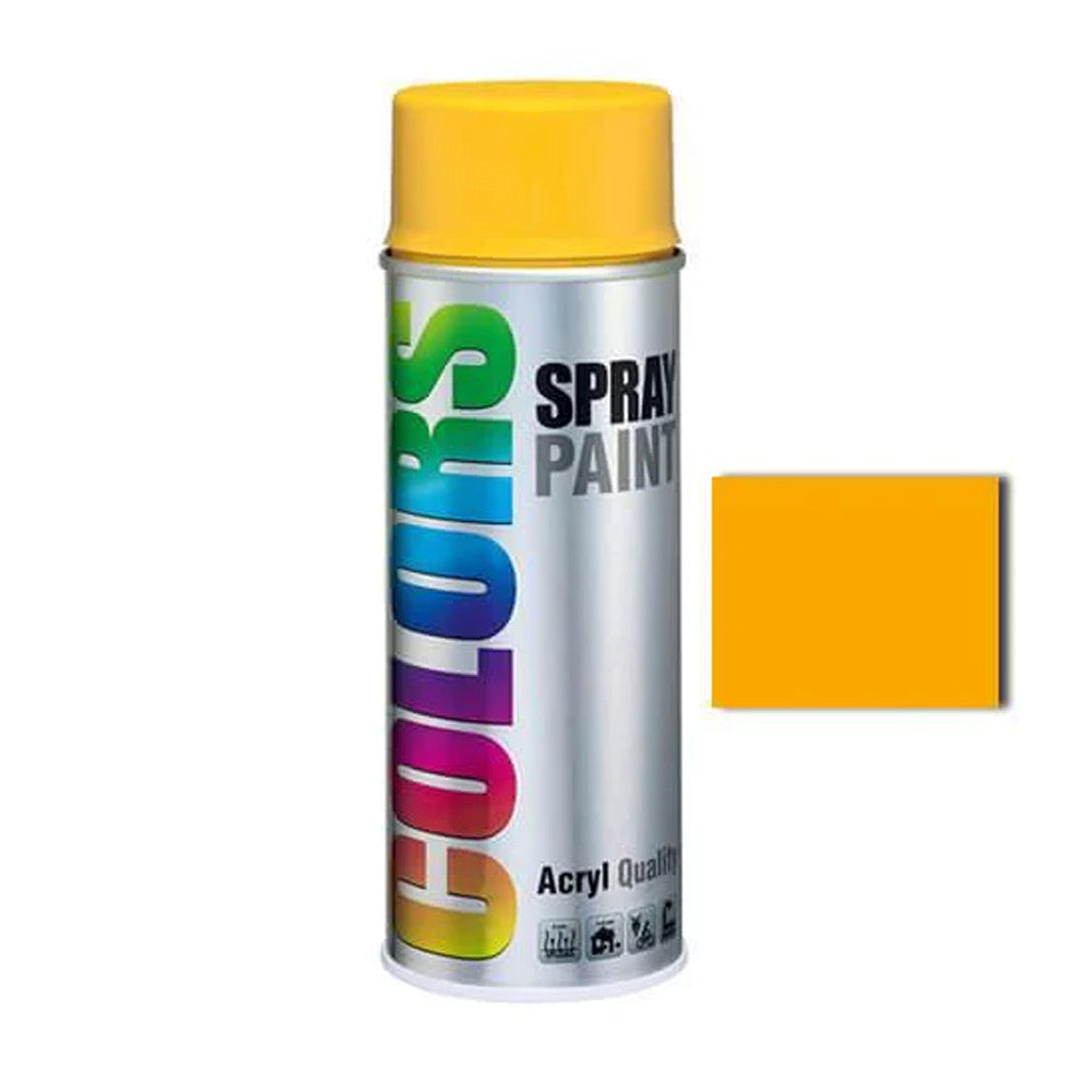 Spray Colors 400Ml Vernice Antigraffio Di Facile Applicazione E Rapida Essiccazione Colore Giallo Segnale-Duplicolor