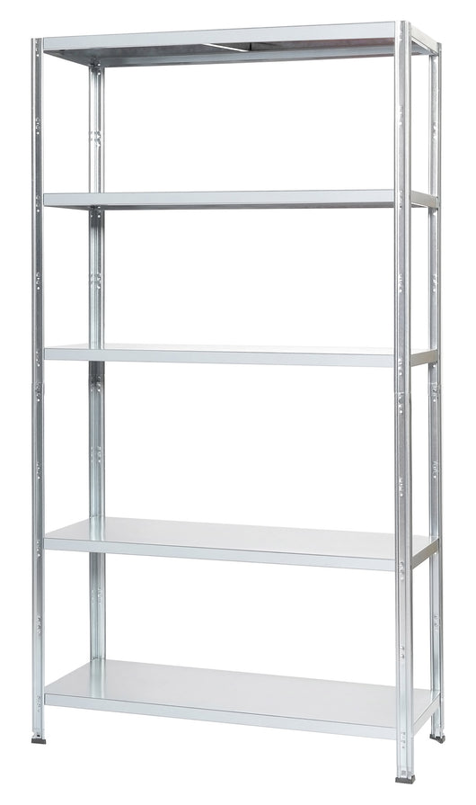 Scaffale in Metallo 5 Ripiani 100x40x187 cm Bianco