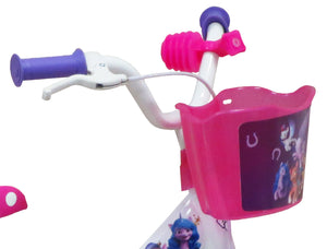 Bicicletta per Bambina 12" 1 Freno Gomme in EVA My Little Pony Bianca