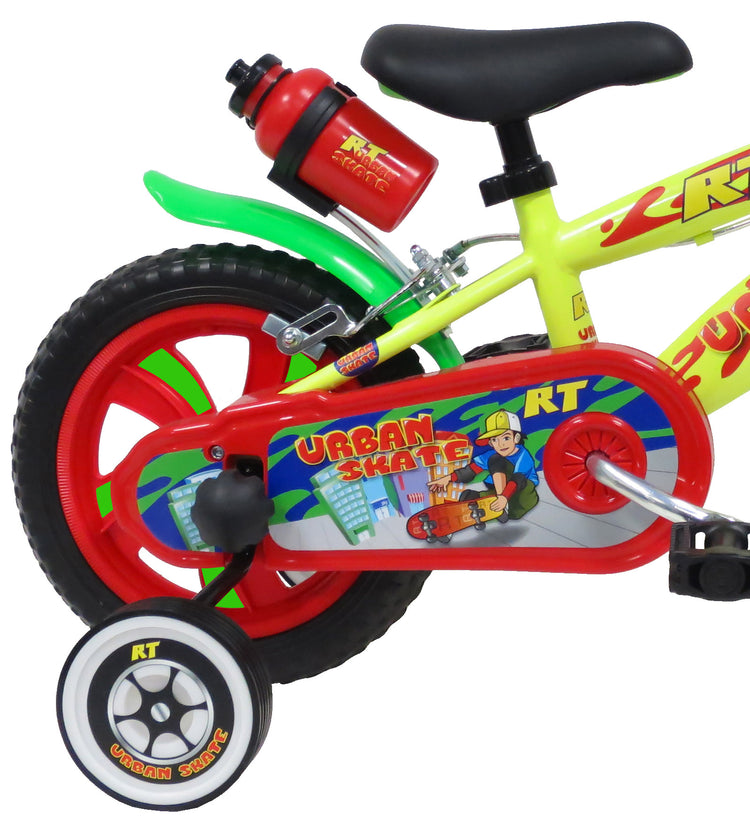 Bicicletta per Bambino 12" 2 Freni Gomme in EVA Urban Skate Gialla