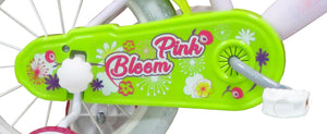 Bicicletta per Bambina 14" 2 Freni  Pink Bloom Rosa