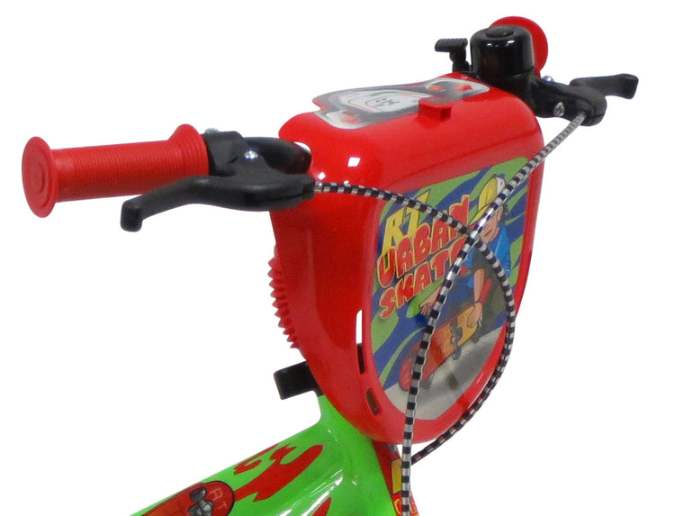 Bicicletta per Bambino 14" 2 Freni  Urban Skate Verde