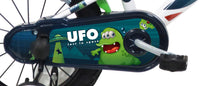 Bicicletta per Bambino 14" 2 Freni  Ufo Bianca/Verde